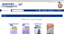 Desktop Screenshot of eshop.ws-werner.de